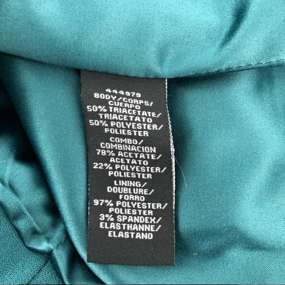 Monique Lhuillier One Shoulder Colorblock Dress - Picture 7 of 8